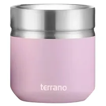 Terrano Guampa Acero Doble Capa Folkie AC403050504 Acero Inoxidable 170ML Lila