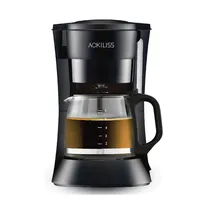 Cafeteira Eletrica Ackiliss ACL-100 / 600W / 600ML / 220-240V ~ 50/ 60HZ - Preto