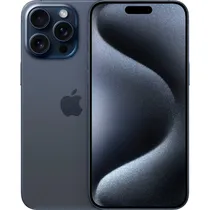 Apple iPhone 15 Pro Max 256GB LL Tela Super Retina XDR 6.7 Cam Tripla 48+12+12MP/12MP Ios 17 Blue Titanium - Swap 'Grade C' (Esim)(1 Mês Garantia)
