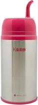 Garrafa Térmica Autocebante Mate Keep 400ML - Rosa