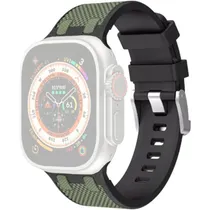 Band Wiwu Kylin Silicone Watch 42/44/45/49MM WI-WB015 - Army Green