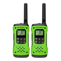 Walkie Talkie Motorola Talkabout T600 H2O - 56 KM - 22 Canais - Verde e Preto