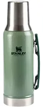 Garrafa Térmica Stanley Classic The High Precision Flow Mate System 1.2L - Hammertone Green