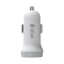 Devia Cargador Vehicular EA131 20W USB Dual White
