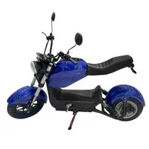 Motocicleta Elétrica Iz Y21 - 2000W - 35KM/H - Azul