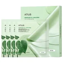 Máscara Facial Anua Heartleaf 70+ Hyaluron - 4 Unidades