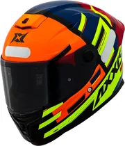 Casco para Moto Axxis Hummer s Pipe A3 - TamaÑo M (57-58) - Gloss Flour Yellow