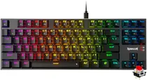 Teclado Gaming Redragon com Fio Dharma TKL K660-RGB (Inglês) Switch Vermelho