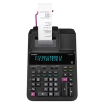 Calculadora com Bobina Casio DR-120R-BK 220V - Preto