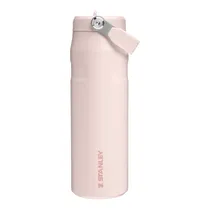 Garrafa Térmica Stanley The Aerolight Iceflow Bottle Flip Straw 10-11283-375 - 710ML - com Bico - Rose Quartz