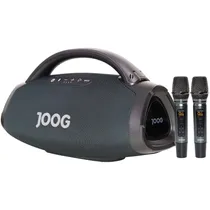 Alto Falante Joog One Hifi JOF-01 X2 Microfone/ 9000MAH/ 200W - Preto