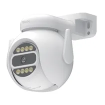Camera de Segurança 4LIFE Smart Wifi Outdoor 360° 3RA Geração (FLD8G) 2.5K / 4MP / Microfone / Alarma / Detecção Humana / Visao Noturna / App Tuya Smart Life - Branco