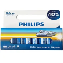 Pilha LR6E8B/17 2500MAH AA (8PCS) Blue