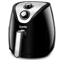 Fritadeira Elétrica Quanta QTAF400 Sem Óleo Até 200 Graus para 3.2L 220V - Preto e Prata