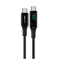 Cabo Acefast C6-03 USB-C p/ USB-C 2M 100W Black Digital 100W