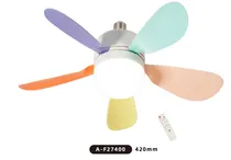 Ventilador de Teto Sate c/Luminaria A-F27400 E27 30W c/Control