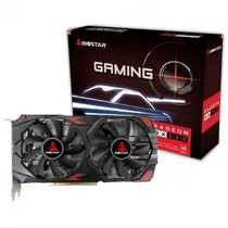Placa de Video Biostar Gaming 8GB AMD Radeon RX580, GDDR5, VA5815RQ82-Tbar A-BS2, 256BITS, 1750MHZ, 1XHDMI, 2XDISPLAYPORT, Preto