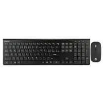 Smartfy Teclado + Mouse Wireless TW02B Port Black