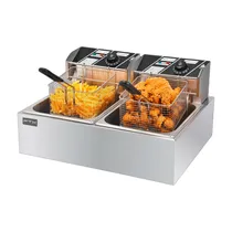 Fritadeira Elétrica FTX FTXDF-20 - 5000W - 20L - 220V 50/60HZ - Prata