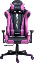 Cadeira Gamer Max Racer Skilled SKL-11 Preto/Roxo