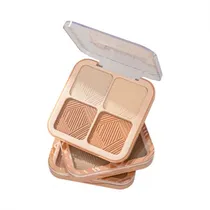 Paleta Iluminador Miss Rose Luminous Glow 7003070N 4 Cores