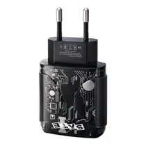 Satellite Cargador A-CC1203 USB-A/USB Negro Transparente