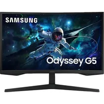 Monitor Gamer Samsung Odyssey G5 LS32CG552EN 32 Quad HD Curvo 165HZ HDMI - Preto