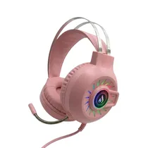 Auri Gamer USB Ewtto ET-A6822M +3.5MM Rosa