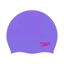 Gorra de Natación Speedo Plain Moulded Silicone Cap Junior 8-70990D438 Púrpura