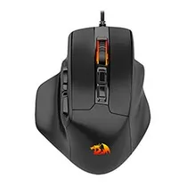 Mouse Gamer Redragon M806-RGB Bullseye USB - Preto