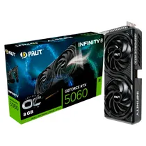 Placa de Vídeo Palit Geforce RTX5060 Infinity 2 Oc, 8GB GDDR7, 128BITS, 1X HDMI 3X Displayport, NE75060V19P1-GB 2063L
