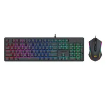 Kit Gamer Teclado e Mouse Redragon S107 RGB - Preto