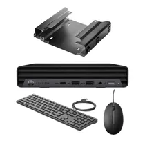 Mini PC HP Prodesk 400 G6 i3-10100 8GB/ 256 SSD/ Teclado/ Mouse/ Soporte W10 Home