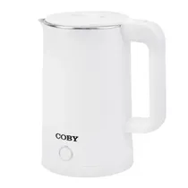 Coby Hervidora Electrica CY5601-KET1-WH 1.8L 1000W 110V/60HZ Blanco
