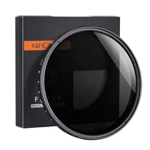 Filtro de Lente K&Amp;F ND2-ND400 Serie Nano-B (1-9 Pasos) 58MM (KF01.1109)