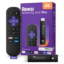 Streaming Player Roku Stick Plus 3830R 4K HDR HDMI - Preto