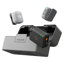 Microfone Lapela Dji Mic Mini 2 Sem Fio para Smartphone - Preto (2 TX + 1 RX + Charging Case)