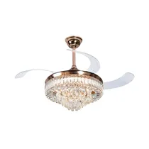 Ventilador de Teto Satellite A-FAN004 - 90W - com Luminária - 220V - Dourado