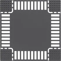 Base de Blocos de Construção Baseplate For Road Wange - 8812 (32X32)