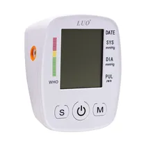 Medidor de Pressao Digital Luo ZK-B873 para Braço / Tela LCD - Branco