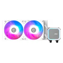 Water Cooler Cpu MSI Mag Coreliquid A13 240 White 306-7ZWDA21-L80 Liquid, Argb, Branco, 360MM, Intel 1700/1851, AMD AM4/AM5