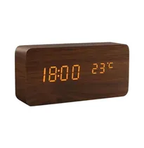 Relogio Digital Despertador Sate AC-T23 Marron