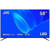 TV Smart JVC LT-58KM558 58" Ultra HD / 4K / LED / Google TV - Preto