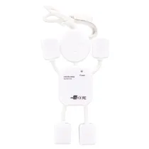 Hub Adaptador Hi-Speed 4 Porta USB 2.0 (MTL847080) - Branco