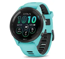 Garmin Relógio Forerunner 265 Music Aqua/Black 46MM 010-02810-02