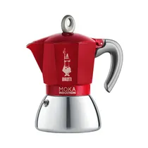 Cafetera Bialetti Moka Induction 6946 6 Tazas 280ML Rojo