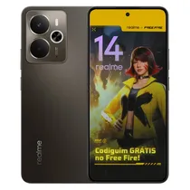 Smartphone Realme 14 RMX5070 5G 6.7" DS NFC 12/256GB- Storm Titanium (Anatel)