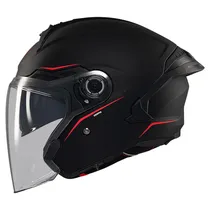 Capacete MT Helmets Cosmo SV Solid A1 - Aberto - Tamanho L - com Óculos Internos - Matt