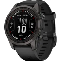 Smartwatch Garmin Fenix 7S Pro Sapphire Solar 010-02776-13 com 42MM / 10 Atm / 32GB / Wi-Fi - Grey
