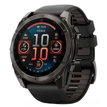 Relogio Garmin Fenix 8 Sapphire Amoled Carbon Cinza 010-02905-20